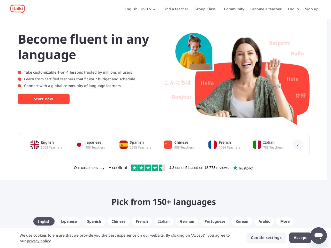 点击放大图片 italki